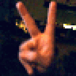 HandPeaceSignIcon