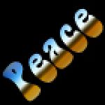 PeaceLandscapeColorsHippieFontAvatar