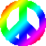 TiltedTransparentRainbowPeaceSign