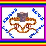 PeaceAndLoveFlowersAndPeaceSignWallpaper