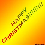 HappyChristmasWasIsOverIfYouWantItOnOrangeAndYellowBackground