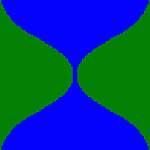 PsychedelicLavaLampBubblesInBlueAndGreenTile