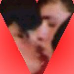BoyAndGirlKissingInHeart