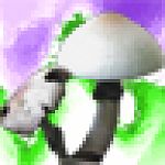 ShroomWithPsychedelicBackgr