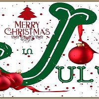Christmas In July Greeting.