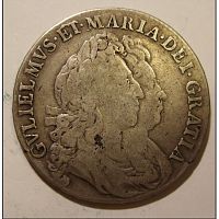 William And Mary Half-Crown.