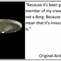 Capt. Picard Talks About Hugh, The Freed Borg.