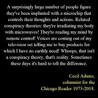 Cecil Adams Microchip Theory.