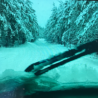 First mile of driveway
