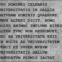 Two Men In A Famous University Of Gaul Have A Debate.