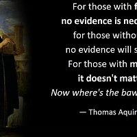 "For Those With Faith"...