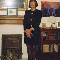 Rhonda dressed for the symphony