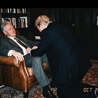 Trump giving Clinton a blow job!