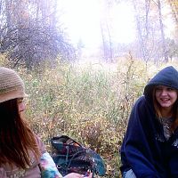 Me and Joleyn hanging out at the park