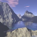 computer generated landscape