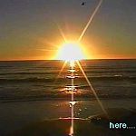 California sunset.